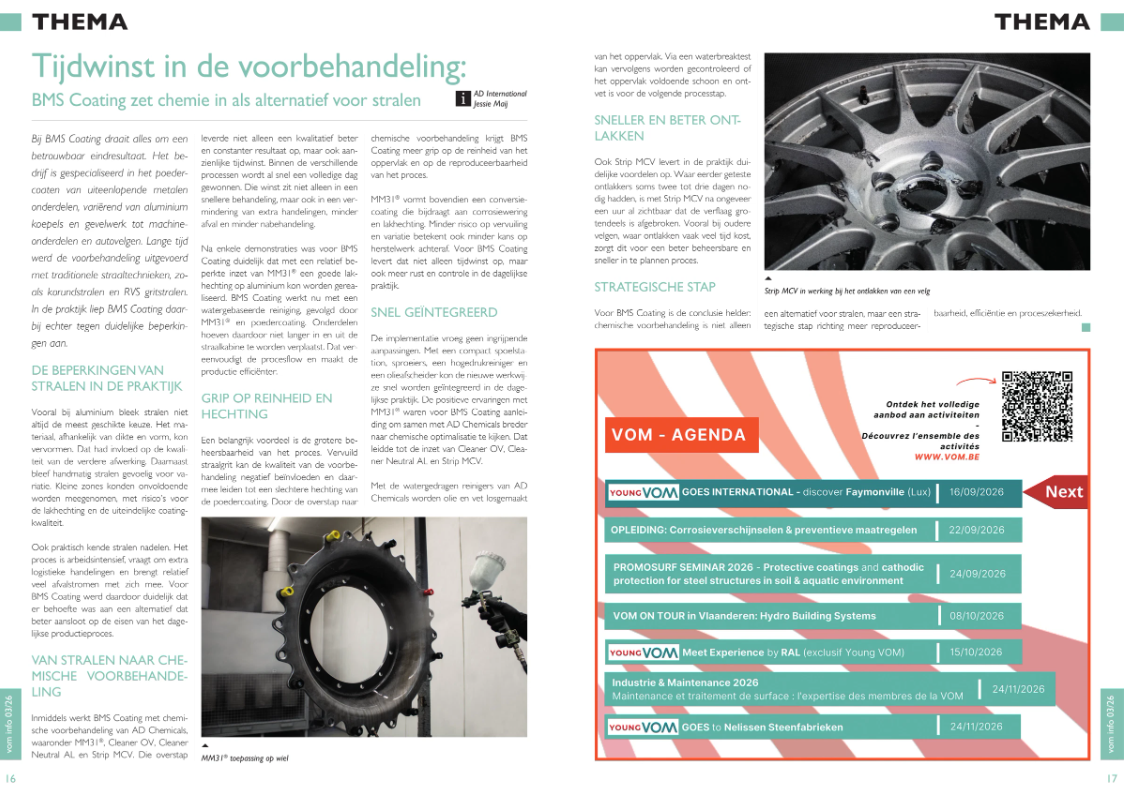 Artikel BMS op VOM